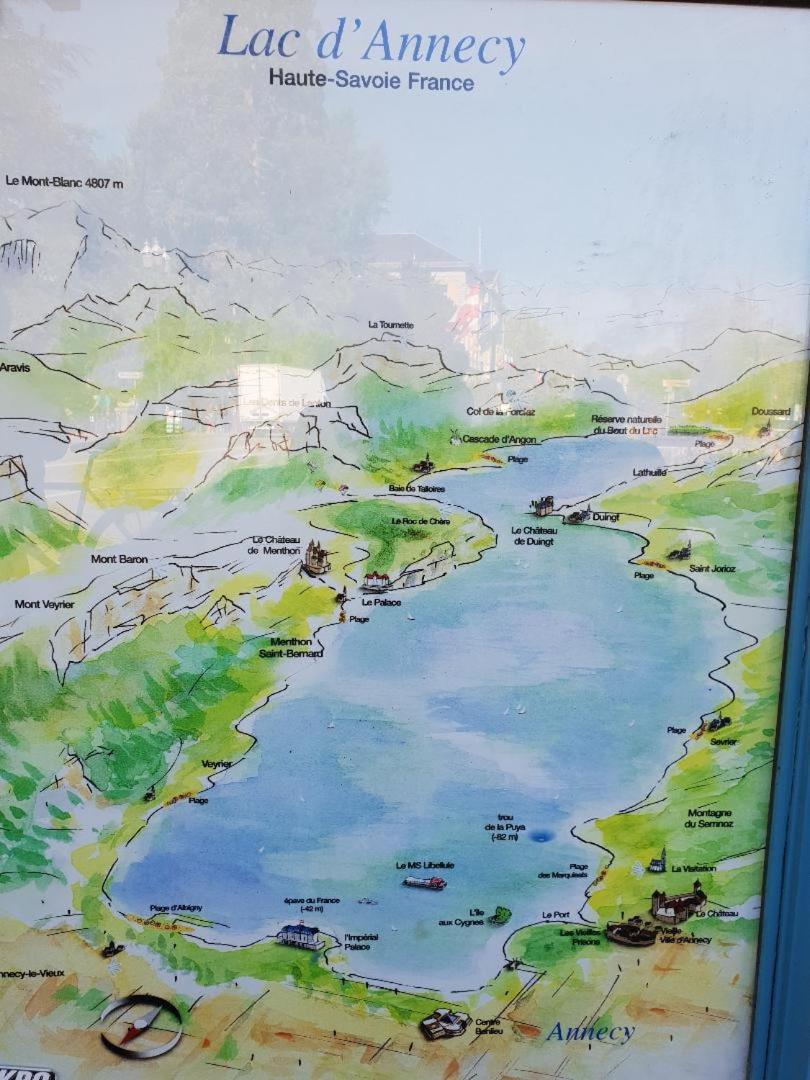 La Baie Des Voiles 3 Chambres 4 A 6 Personnes Au Bord Du Lac Plage Privee Дюeн Екстериор снимка